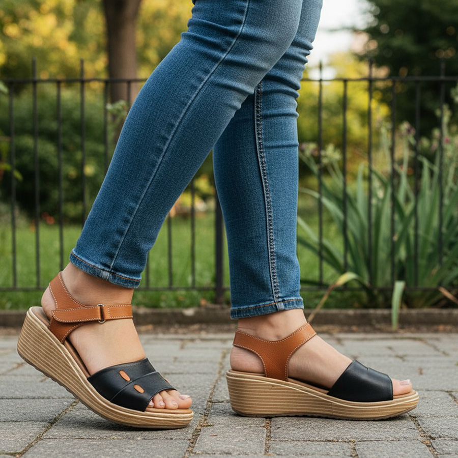 sandale-dama-scv-cu-platforma-negre-din-piele-naturala-intre-36-si-40 Sandale dama SCV cu platforma negre din piele naturala intre 36 si 40 - imagine 1