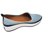 Pantofi dama sport-casual din piele naturala perforata bleu Dogati intre 36 si 40 - imagine 2