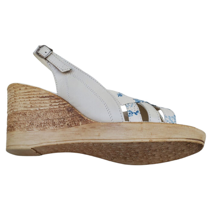 Sandale dama crem cu platforma din piele naturala intre 34 si 42 - imagine 4