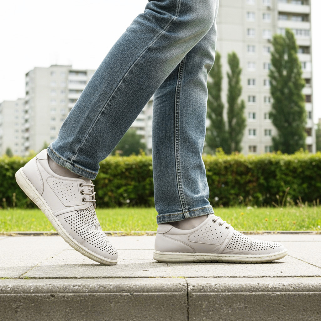 pantofi-barbati-usori-bej-cu-siret-din-piele-naturala-perforata-intre-40-si-44 Pantofi barbati usori crem cu siret din piele naturala perforata intre 40 si 44 - imagine 1