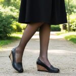 ULTIMA PERECHE Pantofi de vara dama SCV din piele naturala perforata negri marimea 40