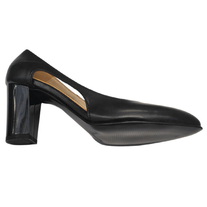 Pantofi dama eleganti negri din piele naturala intre 35 si 40 - imagine 4