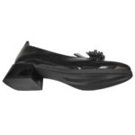 Pantofi dama cu toc patrat din piele naturala lacuita intre 36 si 40 - imagine 4