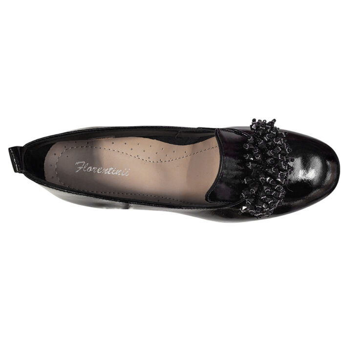 Pantofi dama cu toc patrat din piele naturala lacuita intre 36 si 40 - imagine 5