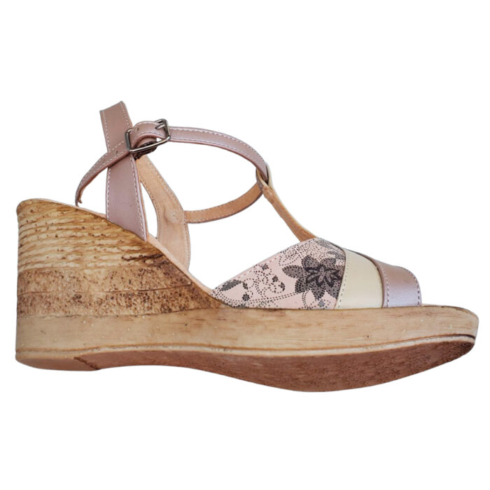 Sandale dama nude cu platforma din piele naturala intre 34 si 42 - imagine 4
