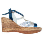 Sandale dama multicolor cu platforma din piele naturala intre 34 si 42 - imagine 4