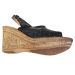 Sandale dama negre cu platforma din piele naturala intre 35 si 41 - imagine 4