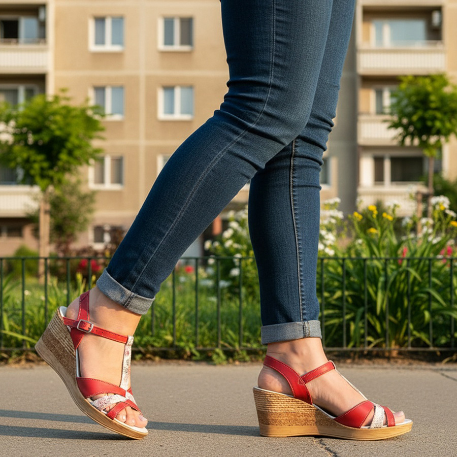 sandale-dama-rosii-cu-platforma-din-piele-naturala-intre-34-si-41 Sandale dama rosii cu platforma din piele naturala intre 34 si 42 - imagine 1