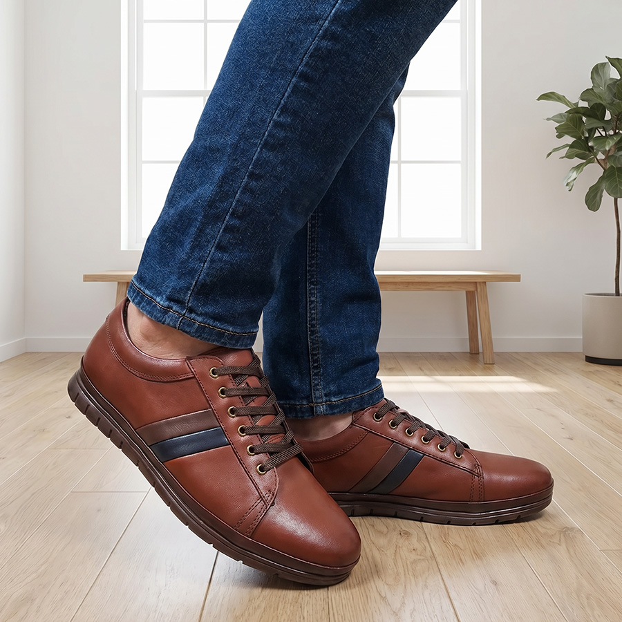 pantofi-foarte-comozi-din-piele-naturala-maro-intre-40-si-44-2 Pantofi foarte comozi din piele naturala maro intre 40 si 44 - imagine 1