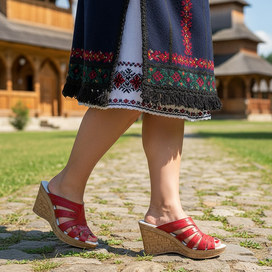 papuci-dama-rosii-cu-platforma-din-piele-naturala-intre-34-si-42 Papuci dama rosii cu platforma din piele naturala intre 34 si 42 - imagine 1