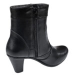 LICHIDARE Botine dama elegante cu toc din piele naturala negre marimea 39 - imagine 2