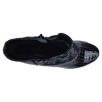 Botine dama cu toc gros din piele naturala croco si cu model intre 35 si 42 - imagine 5