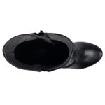 LICHIDARE Botine dama elegante cu toc din piele naturala negre marimea 39 - imagine 4