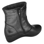 Cizme dame ortopedice din piele naturala imblanite negre intre 36 si 41 - imagine 2