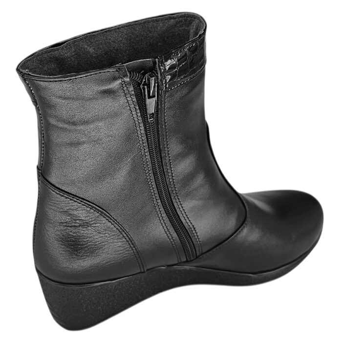 Cizme dame ortopedice din piele naturala imblanite negre intre 36 si 41 - imagine 2