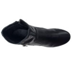 Ghete dama ortopedice negre din piele naturala cu doua fermoare intre 36 si 40 - imagine 4