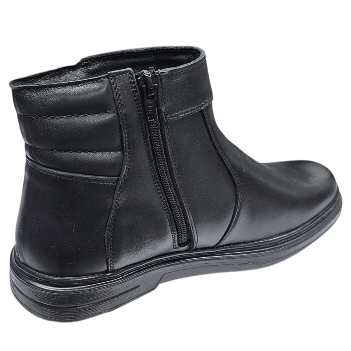 Cizme late din piele naturala imblanite negre intre 40 si 45 - imagine 3