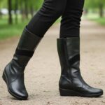Cizme dama cu talpa ortopedica din piele naturala imblanite intre 36 si 41 - imagine 3