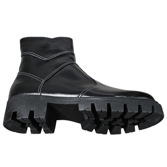 Ghete dama imblanite din piele naturala negre intre 36 si 40 - imagine 4