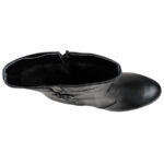Cizme dame scurte din piele naturala negre imblanite intre 35 si 40 - imagine 6