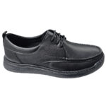 Pantofi SCV premium negri cu siret din piele naturala intre 40 si 44 - imagine 2