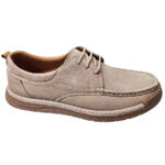Pantofi SCV premium bej cu siret din piele naturala bufo intre 40 si 44 - imagine 2