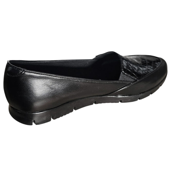 Pantofi dama cu talpa joasa din piele naturala si piele lacuita intre 36 si 40 - imagine 3
