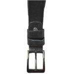 Curea dama 25 mm din piele naturala neagra intre 75cm si 155cm - imagine 2