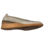 Pantofi dama cu platforma din piele naturala perforata bej SCV marimi intre 36 si 42 - imagine 4
