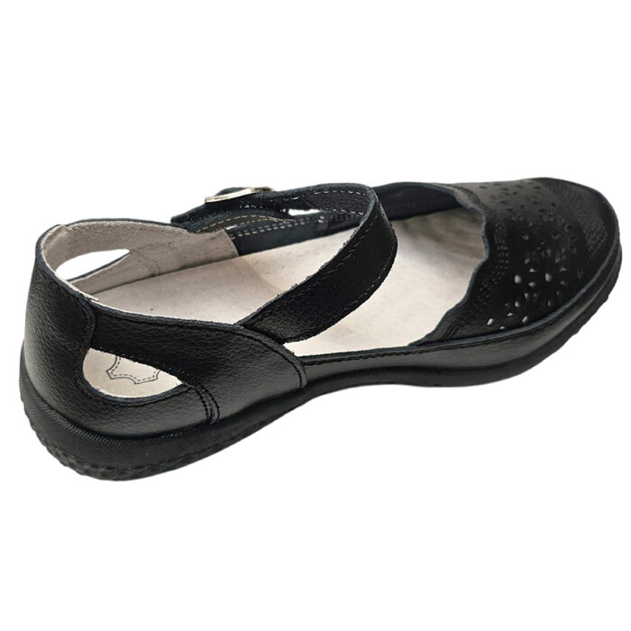 Pantofi dama negri din piele naturala perforata intre 36 si 41 - imagine 3