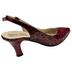 Sandale dama animal print visinii elegante din piele naturala lacuita intre 35 si 40 - imagine 3