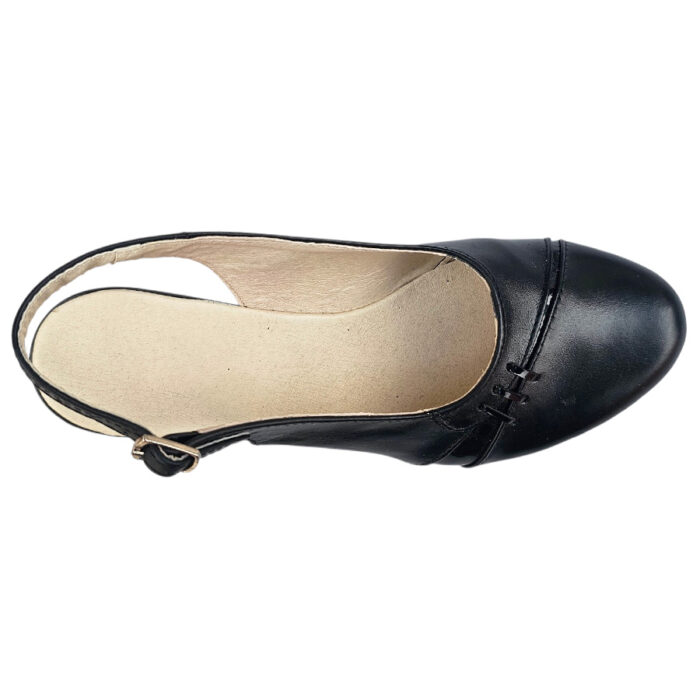 Sandale dama cu toc conic din piele naturala intre 36 si 40 - imagine 3