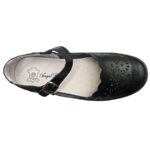 Pantofi dama negri din piele naturala perforata intre 36 si 41 - imagine 5