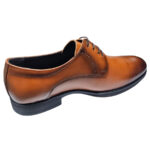 Pantofi eleganti cu siret maro din piele naturala marimi intre 45 si 47 - imagine 3