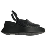 Sandale dama negre cu platforma din piele naturala matritata intre 36 si 40 - imagine 3