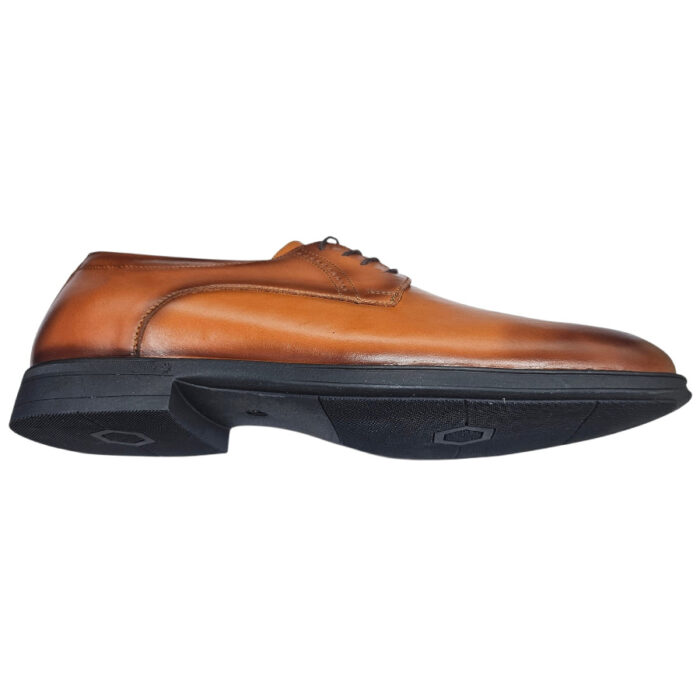 Pantofi eleganti cu siret maro din piele naturala marimi intre 45 si 47 - imagine 4