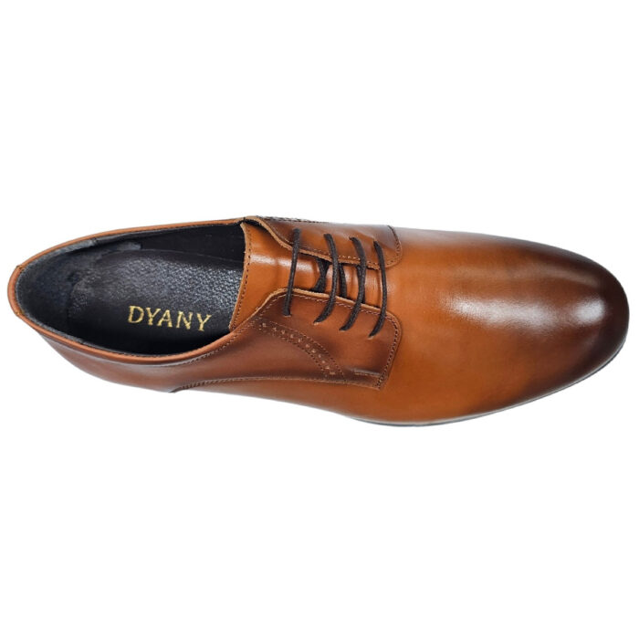 Pantofi eleganti cu siret maro din piele naturala marimi intre 45 si 47 - imagine 5