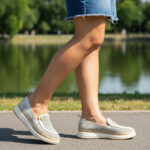 Pantofi dame din piele naturala crem cu marimi mari 41 si 42