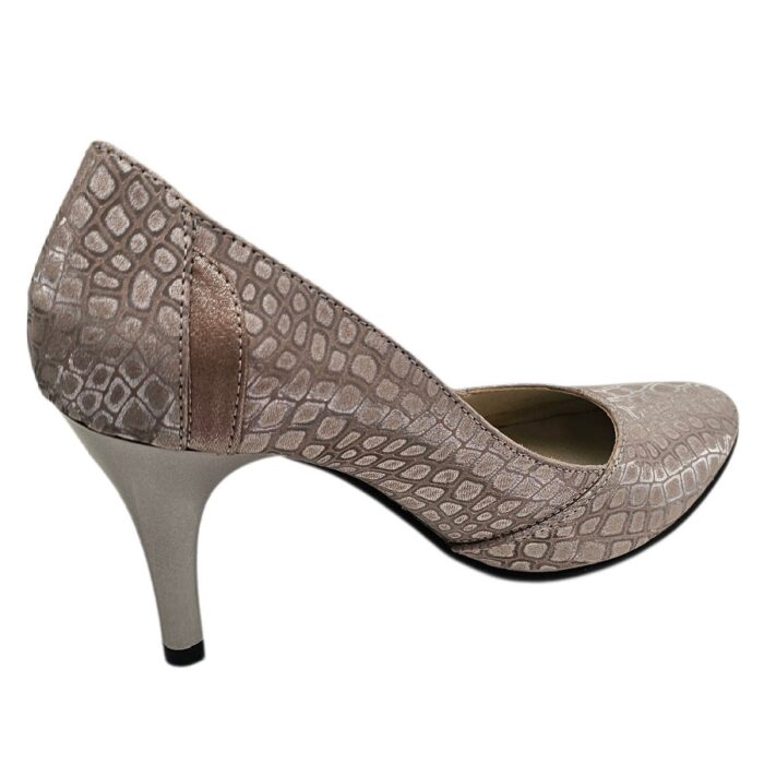 Pantofi dama bej stiletto din piele naturala intre 35 si 40 - imagine 3