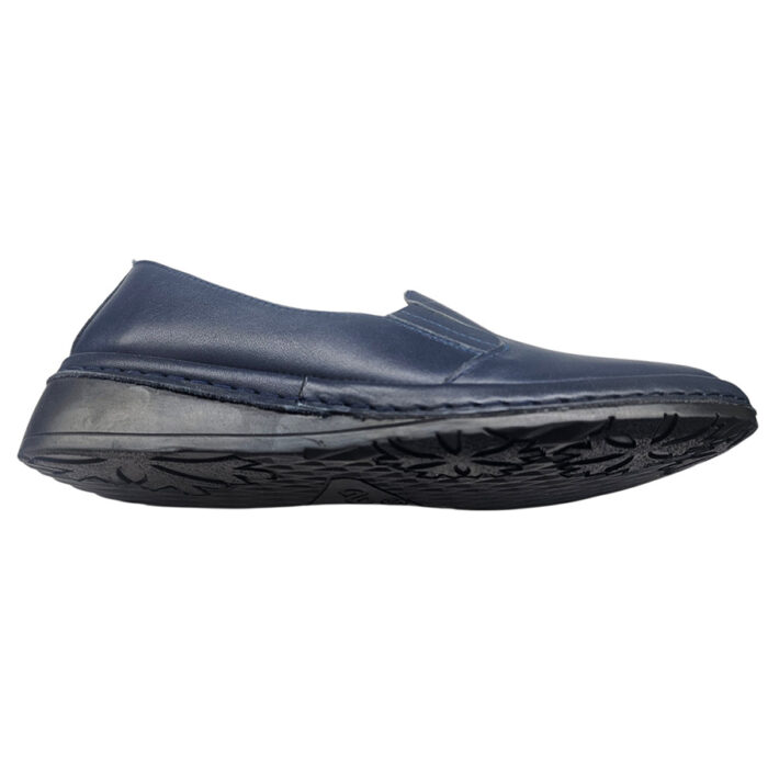 Pantofi dama comozi cu elastic din piele naturala bleumarin Zerya marimi intre 36 si 40 - imagine 4