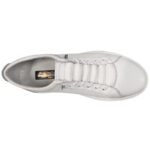 Pantofi barbatesti sport din piele naturala albi cu siret elastic intre 38 si 45 - imagine 3