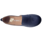 Pantofi dama comozi cu elastic din piele naturala bleumarin Zerya marimi intre 36 si 40 - imagine 5