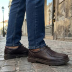 Pantofi SCV premium maro din piele naturala intre 40 si 44