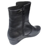 Cizme dame scurte din piele naturala negre imblanite intre 36 si 41 - imagine 3