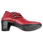 Botine dama scurte din piele naturala rosii intre 36 si 40 - imagine 4